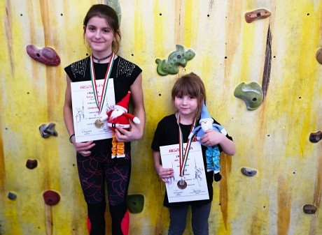 Kitűnően szerepeltek a fehérvári utánpótlás falmászók a szolnoki Riszi-kupán